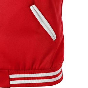 Veste universitaire classique personnalisée, style bomber, en polaire, pour équipe de baseball, uniforme scolaire - Product Image 4