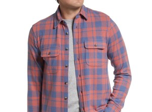 Men Color Block <b>Flannel</b> Shirt Plaid Long Sleeve Button Down Casual Checked <b>Overshirt</b> Soft Cotton Blend Modern Street Fashion - Product Image 3
