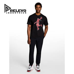 Camiseta de lona 100% algodón para hombre, estilo casual, personalizada con estampado urbano, muy vendida. - Product Image 2