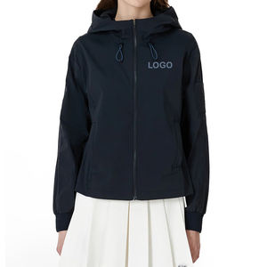 Chaqueta Cortavientos Transpirable de Alta Calidad para Mujer, con Capucha Ajustable, Resistente al Viento, Informal, Prenda Exterior Premium - Product Image 1