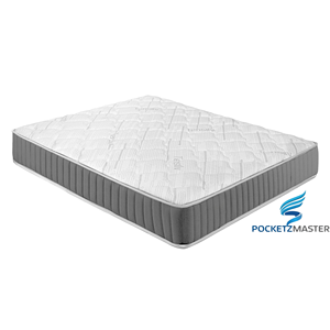 Matelas à ressorts compressés de qualité supérieure Pocketz Master Malaysia Factory, fermeté moyenne, tissu tricoté respirant, enroulé dans une boîte, personnalisable - Product Image 4
