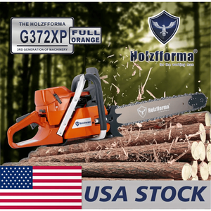 Motosierra de gasolina US STOCK-71cc G372XP sin barra ni cadena, con mango envolvente y juego de equipo de protección - Product Image 1