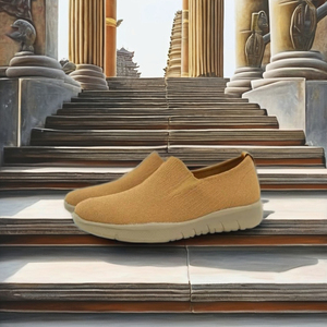 WYPEX, zapatos de punto ligeros para mujer, transpirables y cómodos, suaves y duraderos, diseño antideslizante, cálido y ligero - Product Image 1