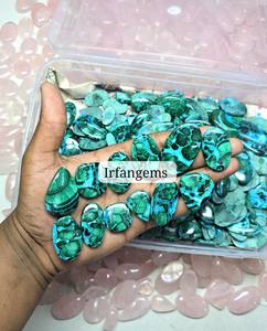 Piedras Preciosas Sueltas de Crisocola y Malaquita 100% Naturales, Cabujón para Joyería, Piedra Mineral, Espécimen de Malaquita - Product Image 4
