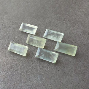 Prehnita Natural, Corte Facetado, Calibrada, Rectangular, Calidad AAA+, Piedra Preciosa Suelta, Certificada por Terceros, Todos los Tamaños - Product Image 3