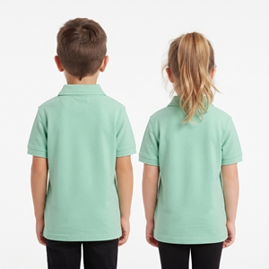 Camiseta Polo Lisa de la Mejor Calidad para Niños, Tops Informales Unisex para Niños, Cuello Clásico de Manga Corta, Ropa de Punto Informal al por Mayor - Product Image 6
