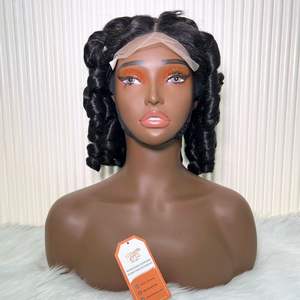 Perruques Lace Front de cheveux humains bouclés ondulés de qualité supérieure 5*5 HD perruques Lace Front pour les femmes noires meilleur prix - Product Image 6