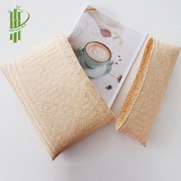 Dompet minimalis kualitas tinggi kerajinan anyaman bambu ramah lingkungan untuk kemasan kotak hadiah pernikahan dan suvenir/hadiah tamu