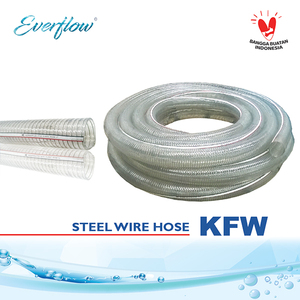 Tuyau d'arrosage en fil d'acier Everflow KFW, tuyau de jardin flexible en métal pour l'arrosage // 3/4 pouce // 100 m - Product Image 1
