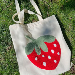 กระเป๋าโท้ทสำหรับใช้ในชีวิตประจำวัน กระเป๋าถือแบบใช้ซ้ำได้สำหรับซื้อของชำ ผู้หญิง ลำลอง สำหรับเดินทาง ลายปัก ดีไซน์สวยงาม สะพายไหล่ สำหรับช้อปปิ้ง ขายส่งทั้งร้าน - Product Image 1