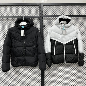 Chaqueta Acolchada con Capucha para Hombre Bigwood Sports, Estilo Urbano de Invierno, Gruesa, Resistente al Viento, de Poliéster/Algodón, con Cierre y Cuello Alto, Logotipo Frontal - Product Image 6
