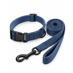 <b>Custom</b> Color & Size Solid Neoprene Adjustable Breathable <b>Collar</b> Leashes with D Ring Buckle for <b>Dogs</b>-High Quality - Product Image 1