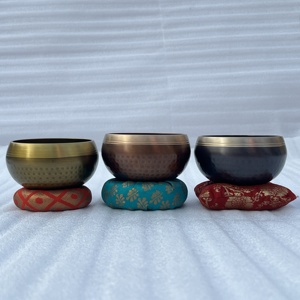 Cuencos Cantores Antiguos de Latón Martillado de Alta Calidad, Fabricante Directo, Cuencos de Sonido Personalizados para Meditación y Terapia de Sanación - Product Image 5