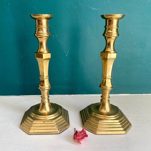 Support de bougie en laiton fait main, support de bougie traditionnel pour table à manger, centre de table de mariage, décoration pour la maison, l'hôtel, le restaurant - Product Image 1