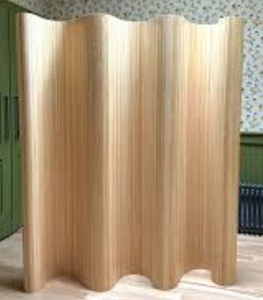 ฉากกั้นห้องน้ำไม้แบบมินิมอล ดีไซน์โค้ง ทนน้ำ - Product Image 6