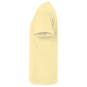 Camiseta Oversize de Cuello Alto para Hombre, 100% Algodón Ecológico, Colores Personalizados 2025, Amarillo Haze, Hombros Caídos, Bordada, Anti-Pilling - Product Image 2