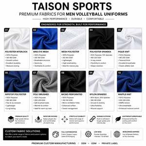 Premium 240 GSM Interlock Polyester Men <b>Volleyball</b> Uniform Mint White Navy Diagonal Panel Heat-Transfer Printing Custom Logo - Product Image 2