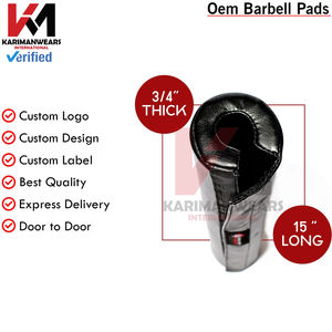 Coussin en mousse robuste pour barre de musculation, idéal pour les squats, les fentes de hanche, les exercices de cou et d'épaules en salle de sport - Product Image 3