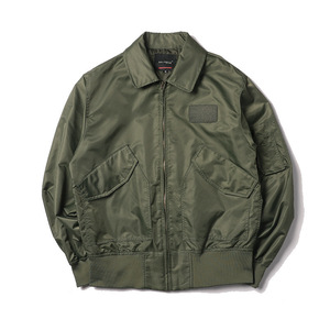 Blouson bomber bleu marine pour homme, fermeture éclair, col rabattable, coupe-vent, style décontracté, matière polyester, logo sur le devant - Product Image 6