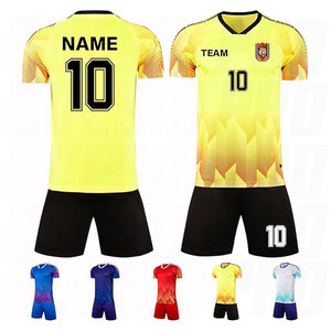 เสื้อฟุตบอลแบบกำหนดเองสำหรับผู้ชายและผู้หญิง ชุดทีมฟุตบอลเด็กแบบสั่งทำพิเศษ เสื้อฟุตบอลระบายอากาศได้ดี พร้อมชื่อและหมายเลข - Product Image 1