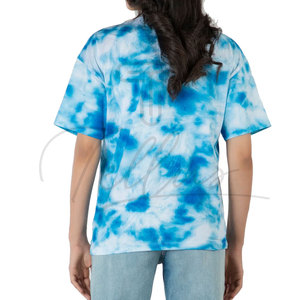 Camiseta Tie & Dye de Algodón 100% de Alta Calidad para Mujer, Personaliza tu Logotipo, Mejor Precio, Camiseta Tie & Dye para Mujer - Product Image 5