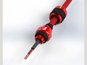 Prensaestopas con Clasificación IP66 de Fijación Rápida, Grado FR V0, Material Certificado UL94, IP/IEC60529-1989, Modelo PLWP-CG-08Z0, Alto/Bajo Voltaje - Product Image 2