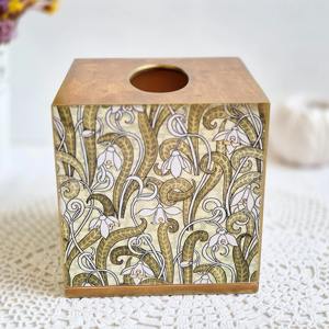 Boîte à mouchoirs en bois imprimée pour cartes de recettes, boîte de rangement en bois imprimée pour mouchoirs de cuisine, organisateur de papier pour la maison, vente en gros - Product Image 6