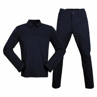 Ensemble de vêtements tactiques professionnels respirants sur mesure, veste extensible pour agents de sécurité, pantalon cargo, badge brodé, camouflage