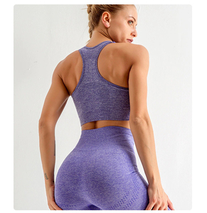 Service OEM, Nouveauté, Dernier design, Ensemble de yoga pour femmes, Ensemble de yoga pour femmes de haute qualité, Ensemble de yoga pour femmes en gros avec logo personnalisé - Product Image 5