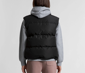 Gilet matelassé décontracté d'hiver pour homme, personnalisable avec votre propre design, en toile 100% coton, imperméable, avec fermeture éclair, anti-plis - Product Image 5