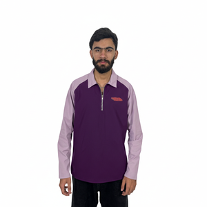 Camiseta polo de manga larga para hombre, de algodón grueso, con logotipo bordado y diseño a rayas. Camisetas polo para hombre. - Product Image 1