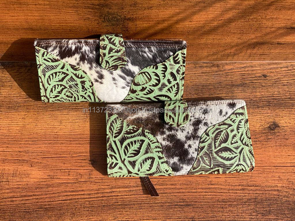 Brown With Green Embossed