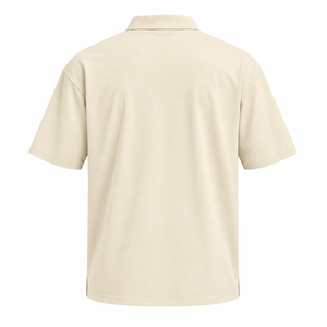 Men's Short Sleeve <b>Polo</b> <b>Shirt</b> Solid Color Button Collar Light <b>Pink</b> Regular Fit - Product Image 5