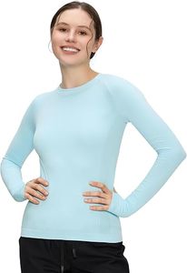 Custom <b>Women</b> <b>Long</b> Sleeve Yoga Tops OEM ODM Manufacturer Seamless Workout <b>Shirts</b> Fitness Gym Sports Tops Athletic Activewear - Product Image 6