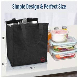Sac Isotherme de Luxe pour Repas, Sac à Déjeuner Thermique avec Fermeture Éclair et Multiples Poches pour Voyages, Bureau, École, Pique-niques et Activités - Product Image 2