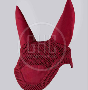 Soft Mesh Riding Design For Horse Stable Comfort Wear Smart Fit Horse Ear <b>Bonnet</b> Modern Finish Horse Ear <b>Bonnet</b> - Product Image 4