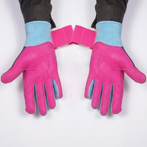 Gants de frappe en cuir rose avec fermeture auto-agrippante en mesh respirant, unisexes, adultes, gants de frappe de baseball en cuir de qualité supérieure - Product Image 6