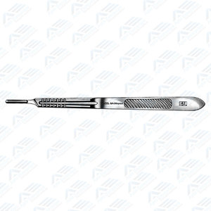 เครื่องมือคุณภาพเยี่ยม เหมาะสำหรับการตัดที่ควบคุมได้ดี ด้ามมีดผ่าตัดแบบตรง ยาว 21 ซม. อุปกรณ์ผ่าตัด - Product Image 6