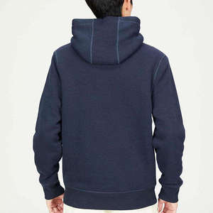 Sweat-shirts et sweats à capuche unisexes personnalisés en velours 100 % polyester 230g, séchage rapide, respirants, blancs et noirs, grandes tailles, coupe classique, avec poches latérales - Product Image 5