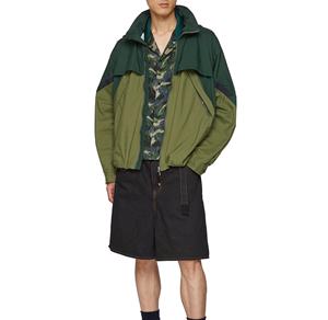 Veste coupe-vent Anorak légère personnalisée pour hommes, panneaux coupés et cousus, grande taille 100%, doublure en maille de polyester, veste coupe-vent - Product Image 3