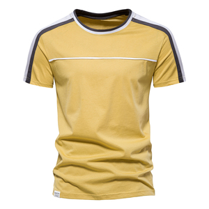 Camiseta Deportiva Casual de Manga Corta para Hombre, Cuello Redondo, Secado Rápido, Ajuste Regular, Tejido de Poliéster, Color Sólido, Azul - Product Image 6