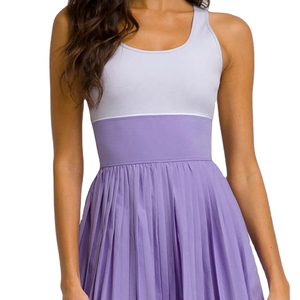 Conjunto de Falda Plisada Verde para Mujer con Top Corto Blanco y Chaqueta, Ropa Deportiva Transpirable para Adultos - Product Image 2