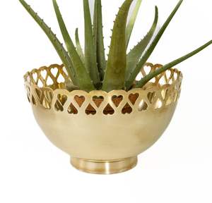 Maceta Grande de Metal y Hierro Hecha a Mano con Soporte Resistente para Decoración de Sala de Estar, Oficina, Jardín y Hotel - Product Image 3