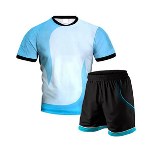 Uniformes de Voleibol de Manga Corta con Nuevo Diseño Cómodo, Ropa Deportiva Unisex Transpirable y Antibacteriana de Poliéster - Product Image 1