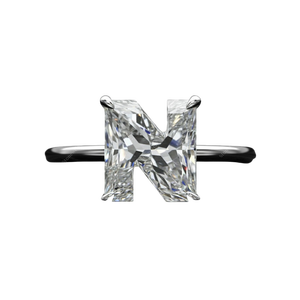 เพชรเม็ดเดี่ยวทรง N น้ำหนัก 1 กะรัต สี E ได้รับการรับรองจาก IGI ผลิตในห้องปฏิบัติการด้วยวิธี CVD HPHT คุณภาพ VVS สีแฟนซี ขายส่งราคาดีที่สุด - Product Image 1