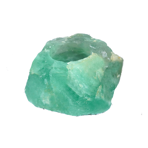 Portavelas de Piedra Natural Tallada a Mano de Fluorita Verde Cristalina, Gema de Ágata Curativa, Venta al por Mayor - Product Image 5