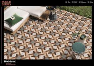 Dalles de sol numériques modernes pour parking, céramique mate extérieure 300x300mm 30x30cm 12x12 pouces – Choix de revêtement de sol pour allées élégantes - Product Image 4