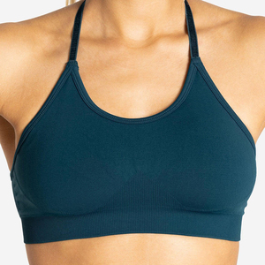 Sujetador deportivo transpirable de talla grande con espalda cruzada para mujer, ropa de fitness para gimnasio, alta sujeción, secado rápido, diseño OEM personalizado al por mayor - Product Image 4