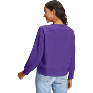 Sweat-shirts tie-dye pour femmes, col rond, coupe ample, manches longues, motif imprimé, molleton doux, mélange de coton, streetwear - Product Image 2