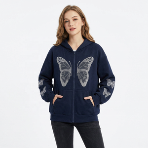 Sudadera con Capucha Unisex Clásica de Corte Regular 2026, 100% Algodón, Forro Polar Estampado de Invierno, 300g, Transpirable, con Bolsillo, Secado Rápido, Impresión Personalizada - Product Image 1